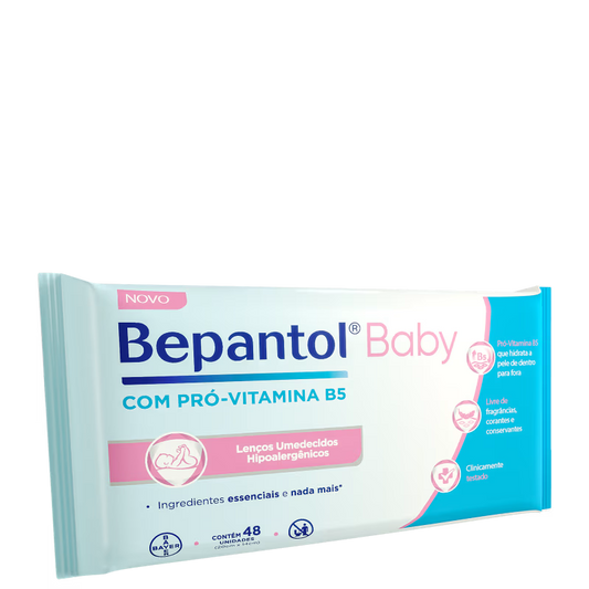 Lenços Humedecidos Bepantol Baby Proteção Pura