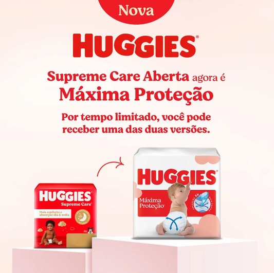 Huggies Fralda Descartável Máxima Proteção