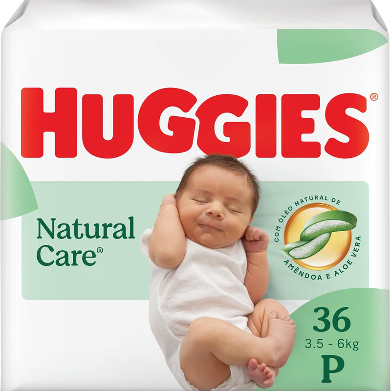 Huggies Fralda Descartável Premium Natural