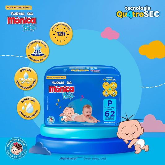 Fralda Turma da Monica Baby Conforto