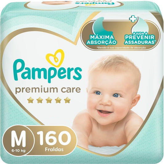 Fralda Pampers Premium Care