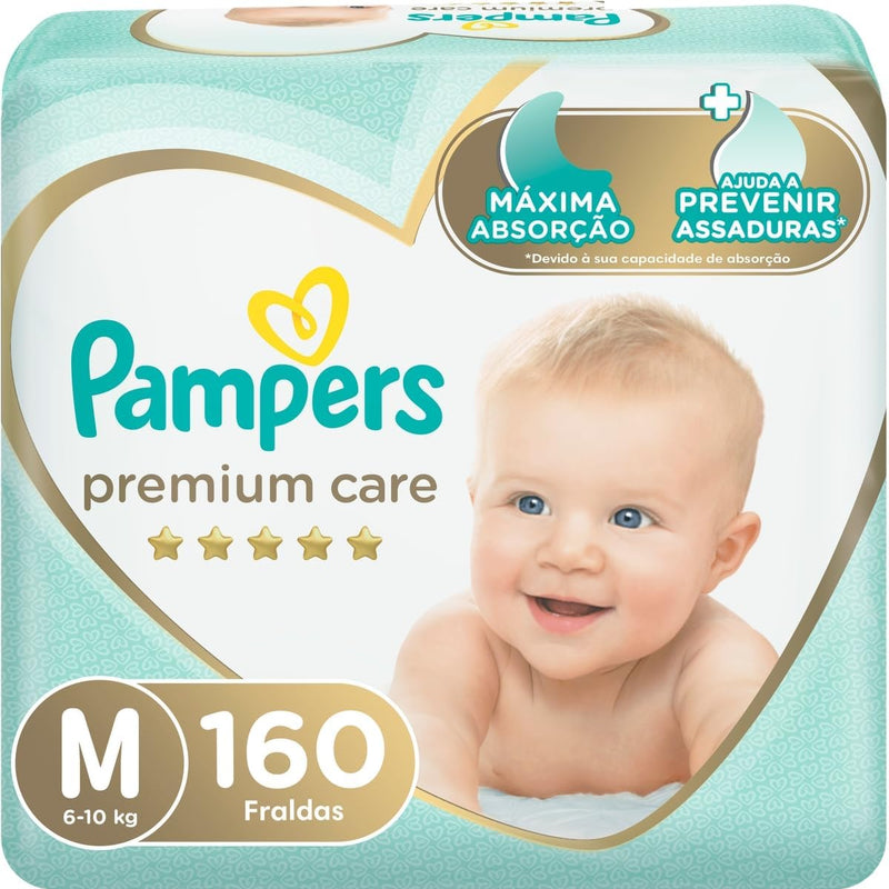 Fralda Pampers Premium Care